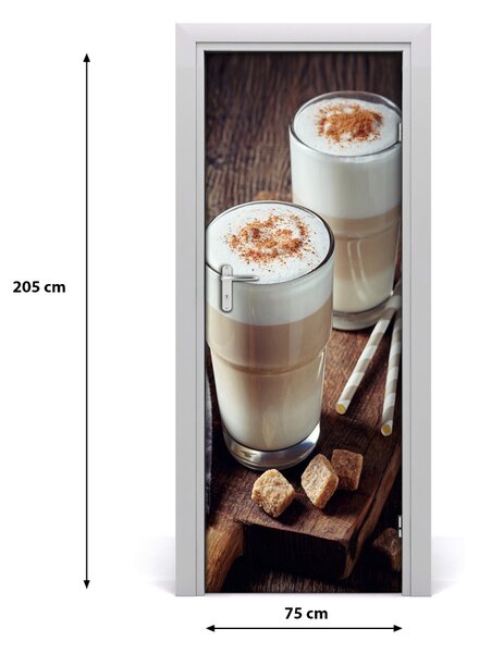 Autocolante pentru usi Latte