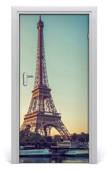 Autocolante pentru usi usa autoadeziv Turnul Eiffel