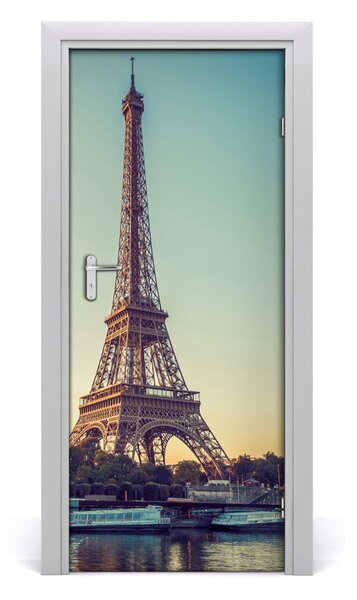 Autocolante pentru usi usa autoadeziv Turnul Eiffel