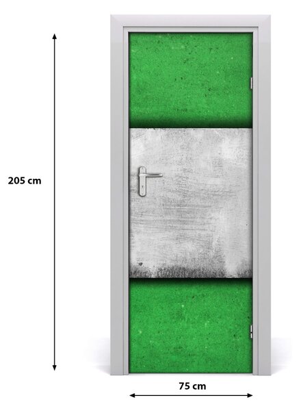 Autocolante pentru usi perete de perete verde