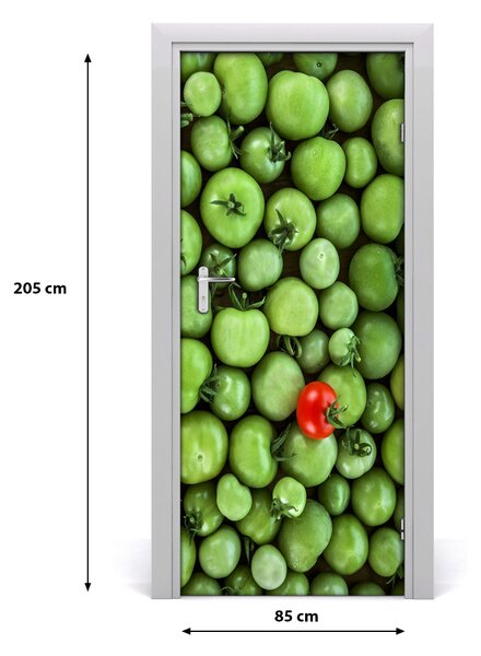 Autocolante pentru usi tomate roșu