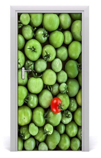 Autocolante pentru usi tomate roșu