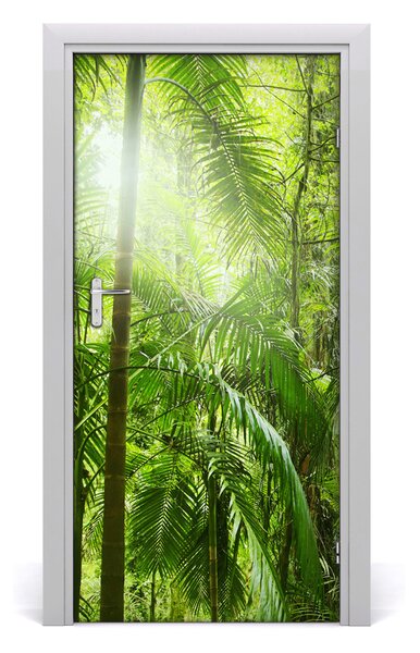Autocolante pentru usi pădurea tropicală