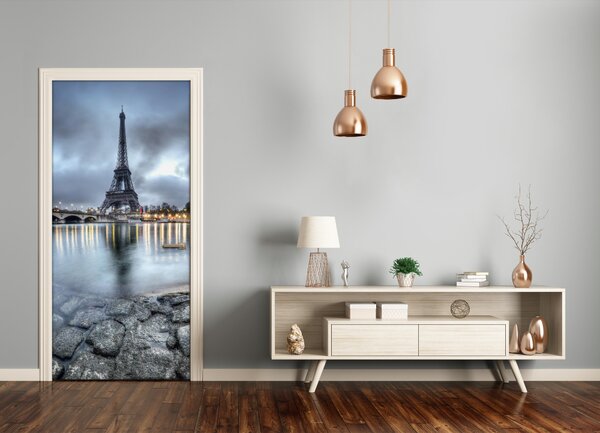 Autocolante pentru usi usa autoadeziv Turnul Eiffel