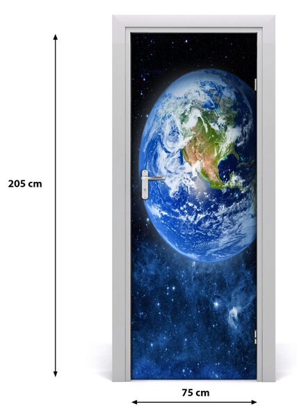 Autocolante pentru usi usa autoadeziv Globe