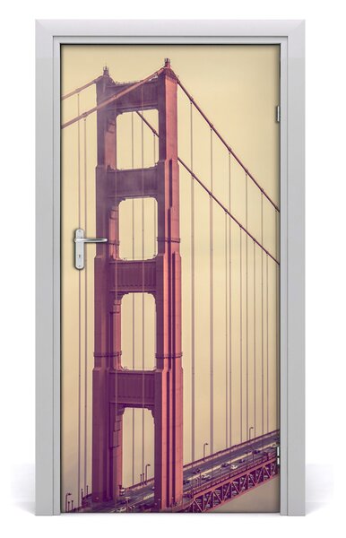 Autocolante pentru usi Autoadeziv UȘĂ Bridge din San Francisco