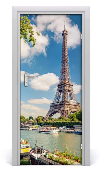 Autocolante pentru usi usa autoadeziv Turnul Eiffel