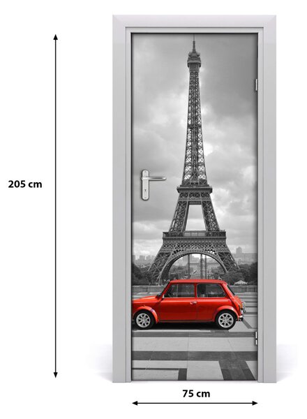 Autocolante pentru usi masina autoadeziv UȘĂ Turnul Eiffel