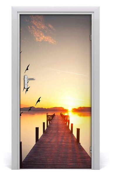 Autocolante pentru usi Sunset Pier
