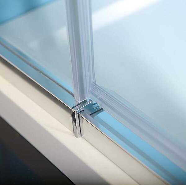Polysan EASY, cabină de duș cu 3 pereți 800-900x700mm, variantă uşă pivotantă L/R, sticlă transparentă, EL1615EL3115EL3115