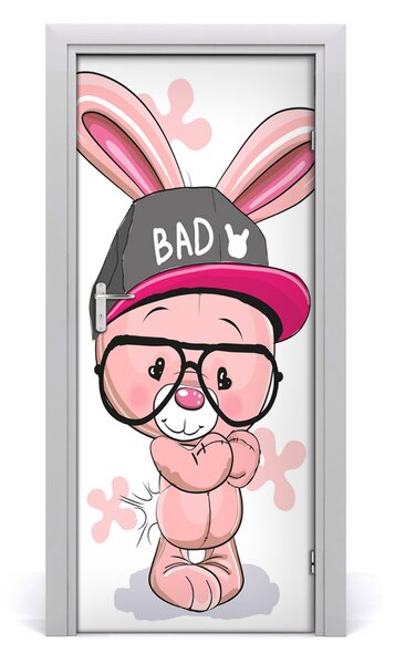 Autocolante pentru usi Rabbit în capac