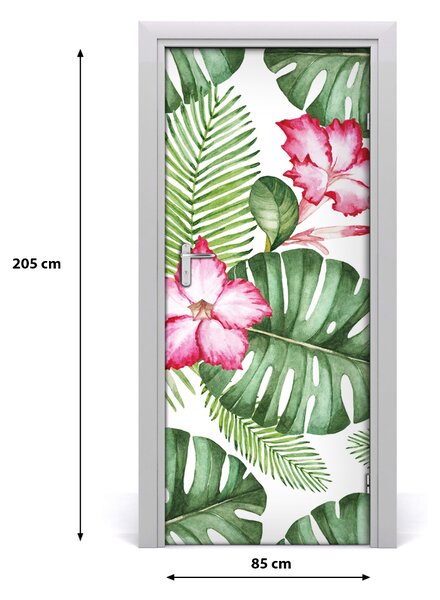 Autocolante pentru usi model Hawaii