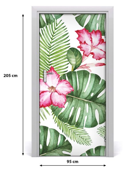 Autocolante pentru usi model Hawaii