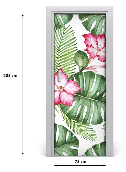 Autocolante pentru usi model Hawaii