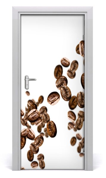 Autocolante pentru usi Boabe de cafea
