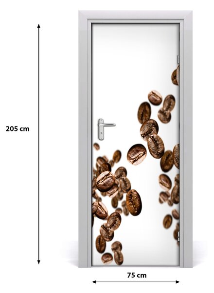 Autocolante pentru usi Boabe de cafea