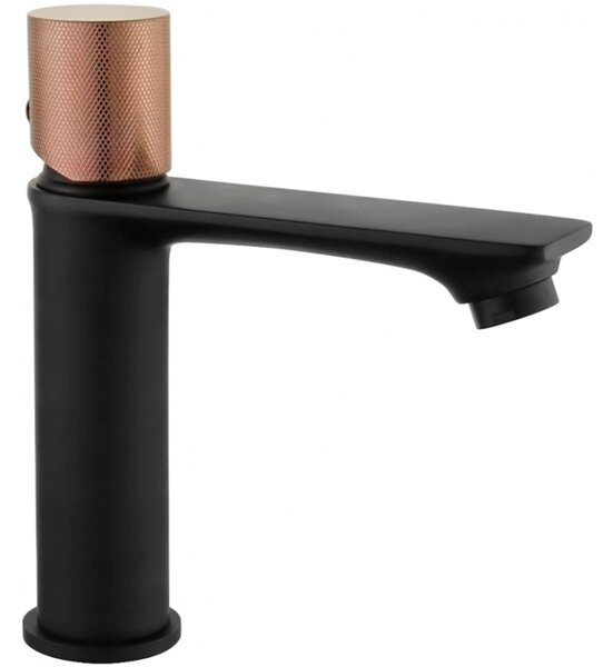 Baterie Mexen Royo One Basin, negru-aur roz, 72201-76