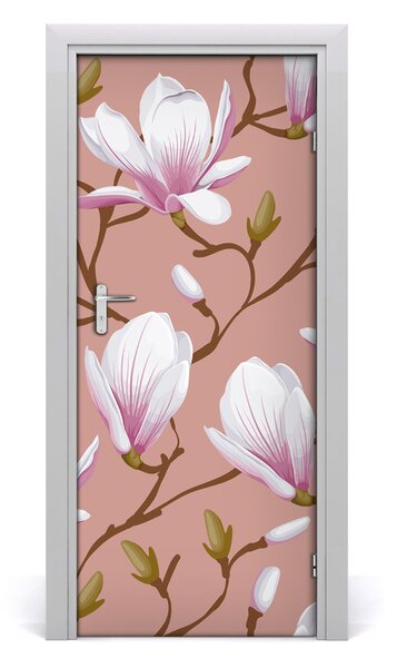 Autocolante pentru usi Furnir adeziv imagini de fundal ușă Magnolia