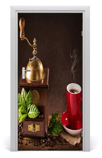 Autocolante pentru usi Râșniță de cafea