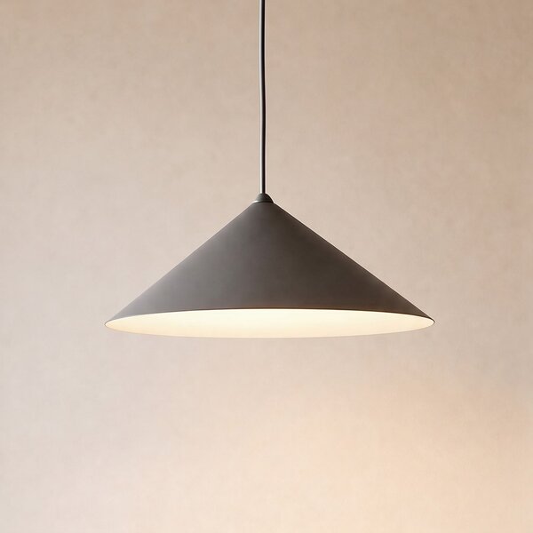 TK Lighting Lampă suspendată Lume L, maro, metal, Ø 40 cm, GX53, reglabil, Maro / Rugină, Camera de zi / sufragerie, Metal, Modern