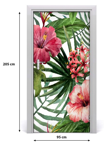 Autocolante pentru usi model Hawaii