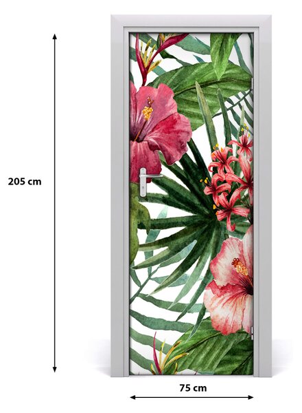 Autocolante pentru usi model Hawaii