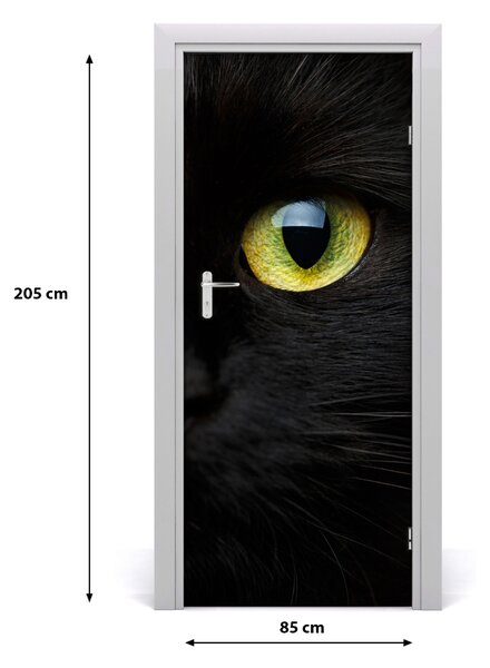 Autocolante pentru usi perete Cat Eyes