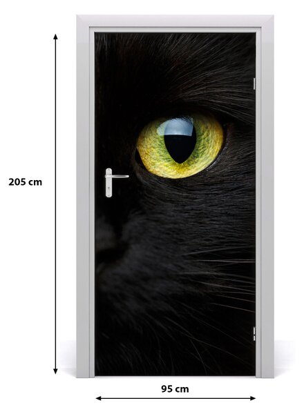 Autocolante pentru usi perete Cat Eyes