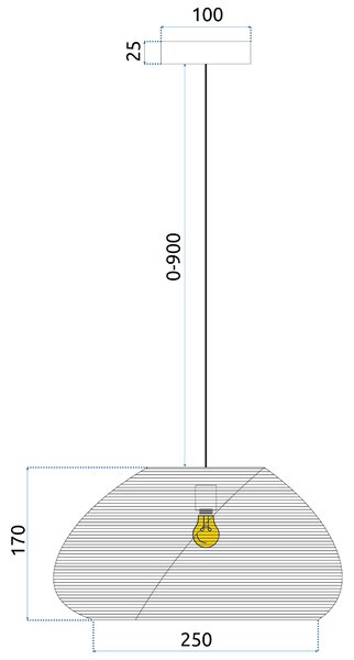 Lampă de tavan APP1316-1CP