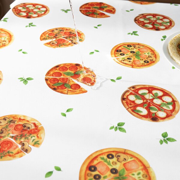 Goldea față de masă teflonată - pizza delicioasă 120 x 180 cm