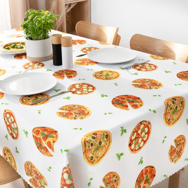 Goldea față de masă teflonată - pizza delicioasă 120 x 180 cm