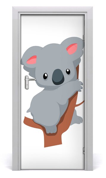 Autocolante pentru usi Panda într-un copac