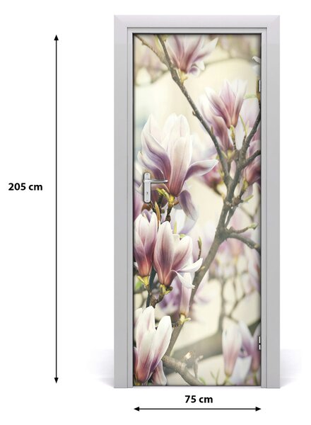 Autocolante pentru usi Ușa Magnolia