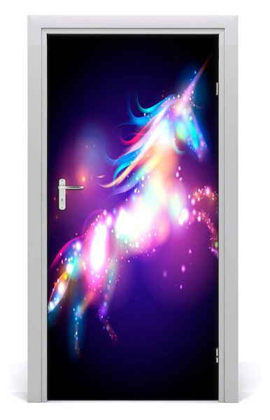Autocolante pentru usi Autocolant adeziv UȘĂ magic Unicorn