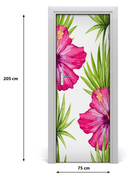 Autocolante pentru usi model Hawaii