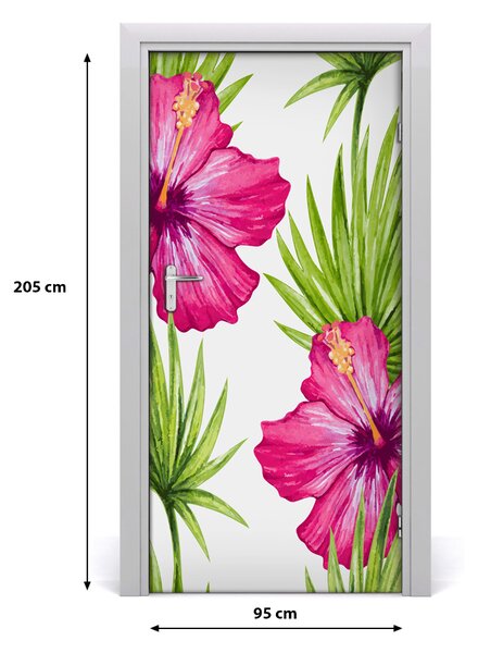 Autocolante pentru usi model Hawaii