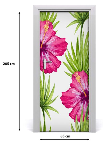 Autocolante pentru usi model Hawaii
