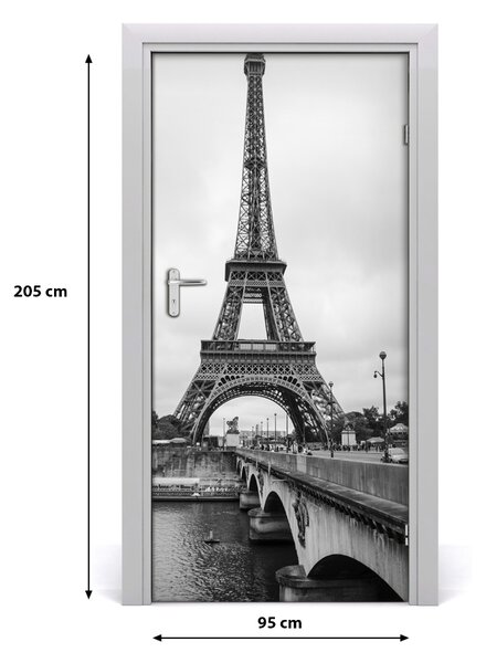 Autocolante pentru usi usa autoadeziv Turnul Eiffel