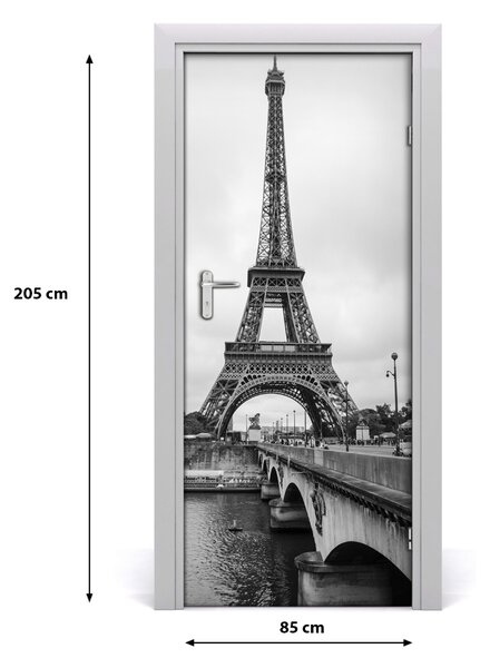 Autocolante pentru usi usa autoadeziv Turnul Eiffel