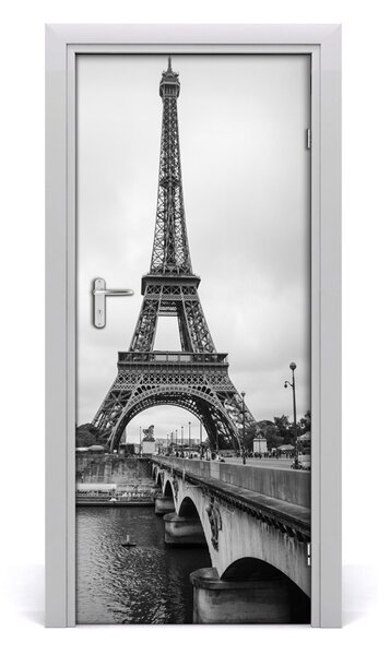 Autocolante pentru usi usa autoadeziv Turnul Eiffel
