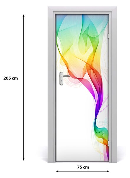 Autocolante pentru usi abstractizare autocolant adeziv UȘĂ Culoare
