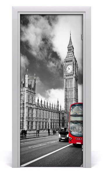 Autocolante pentru usi Ușă autoadeziv pe Big Ben, Londra