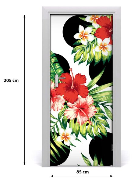 Autocolante pentru usi model Hawaii
