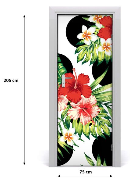 Autocolante pentru usi model Hawaii