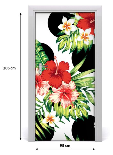 Autocolante pentru usi model Hawaii