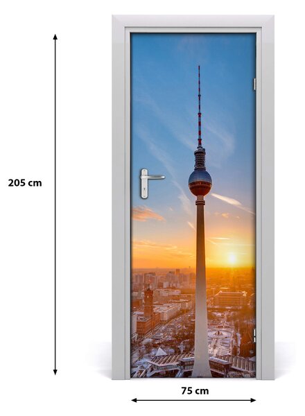 Autocolante pentru usi Autoadeziv UȘĂ TV Tower
