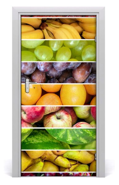 Autocolante pentru usi fructe colorate