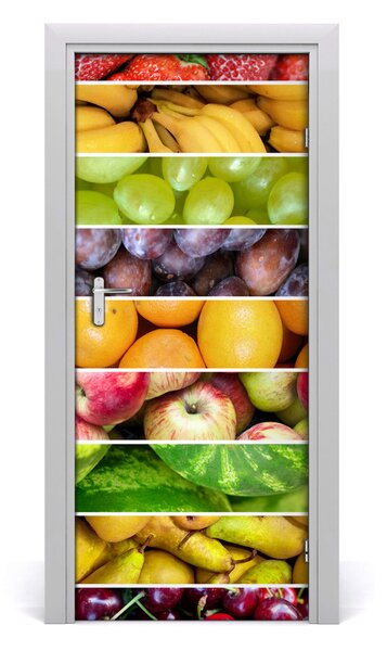 Autocolante pentru usi fructe colorate