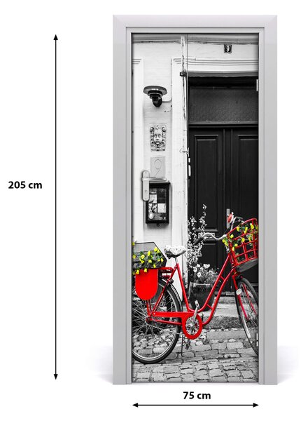 Autocolante pentru usi ușă autoadeziv pe bicicletă de oraș
