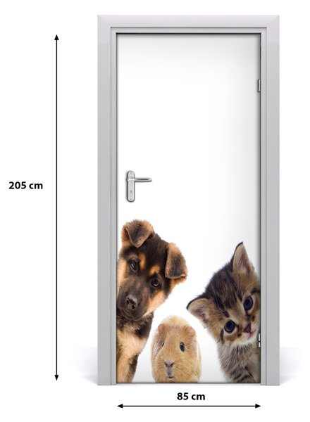 Autocolante pentru usi Animale de companie